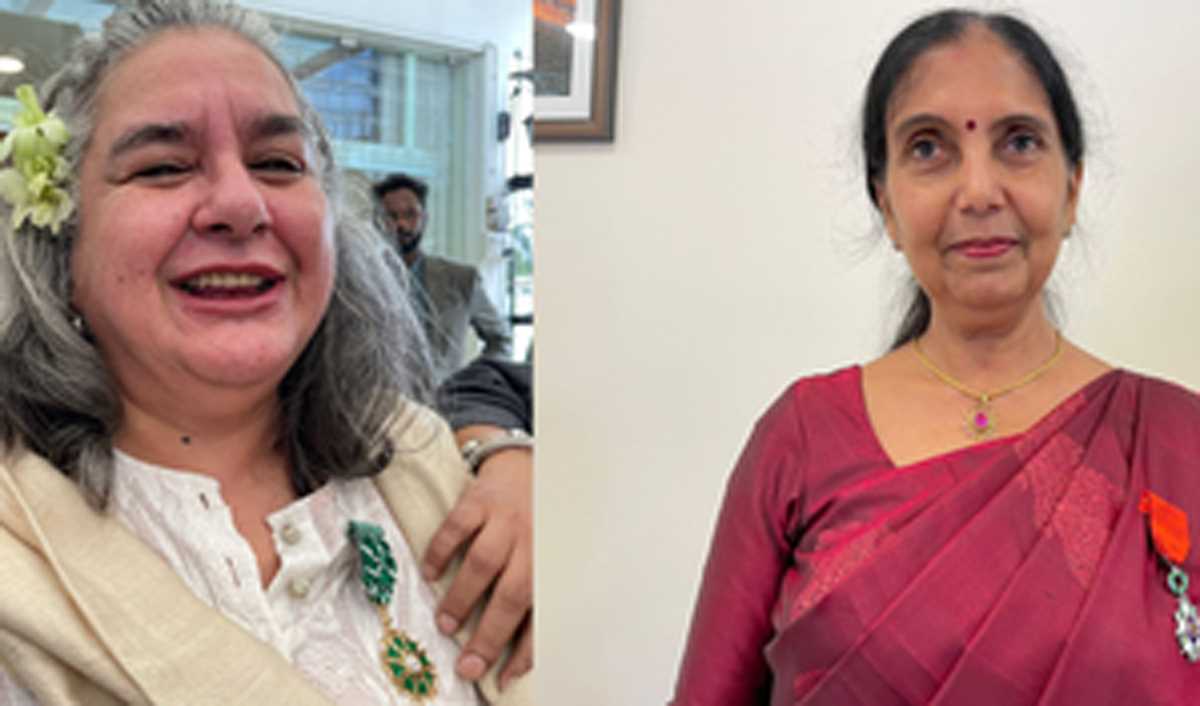 फ्रांस सरकार ने भारतीय लेखिका डॉ. अर्शिया सत्तार, इसरो की वैज्ञानिक डॉ. ललितांबिका को दिया शीर्ष सम्मान